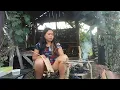 Lagu Overnight 1 day, Camping in a bamboo hut, skills to cook delicious grilled meatballs