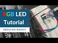 Control an RGB LED with a Button Beginner Arduino Project