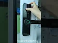WiFi Smart Door Lock with Tuya APP Control