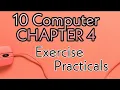 10 class computer chapter 4 Exercise programs Practical of GW BASIC
