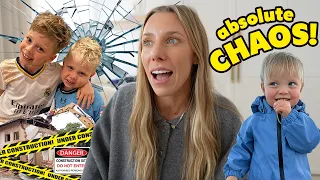I let my kids DEMOLISH our house + HYROX Race Workout & Prep