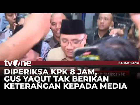 Gus Yaqut Memilih Bungkam saat Ditanya Awak Media Terkait Dugaan Korupsi Kuota Haji