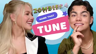 zombies 4 stars freya skye u0026 malachi barton test their lyrics knowledge tv insider