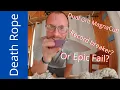 Dual Grit CPM MagnaCut Finale Final Death Rope Test Spyderco Mule Steel Test