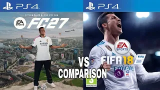 EA FC 27 Vs FIFA 18 PS4