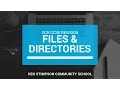 Files And Directories - OCR GCSE Computing Revision