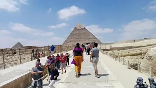 جزائري في الاهرام مصر شاهد اهرامات الجيزة بالقاهرة من جمهورية مصر العربية 