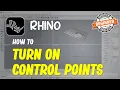 Rhino How To Turn On Control Points