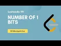 Number of 1 Bits Leetcode 191 Bit Manipulation Medium