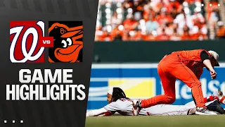 Nationals vs Orioles Game Highlights 25 MLB Highlights