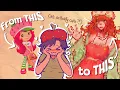 I Redesigned STRAWBERRY SHORTCAKE Characters
