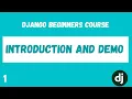 Introduction and Project Demo Python Django Web Framework Course