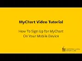 MyChart How to activate your MyChart account on a mobile device