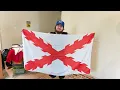 unboxing flag from Amazon