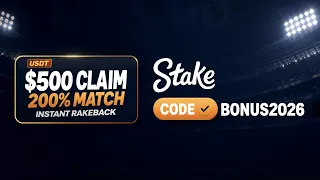 Stake Promo Code "BONUS2026" — 200% Up To $500, VIP Rakeback & Rewards (2026)