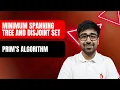 DSA in Python - Prim s Algorithm Minimum Spanning Tree MST GFG Part 157 Hindi