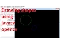 JavaCV tutorial Demo 6 how to draw various shapes using javacv