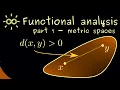Functional Analysis 1 Metric Space - How to Measure Distances dark version