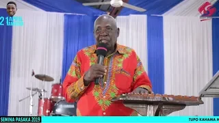 PASAKA 2019 Day Two Askofu Mkuu FPCT Mstaafu Mzee Absalom Akizungumza Na Wana Shalom 