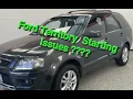 Ford Territory Starting Issues