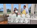 Lenox 16pc Porcelain Butterfly Meadow Dinnerware Set on QVC