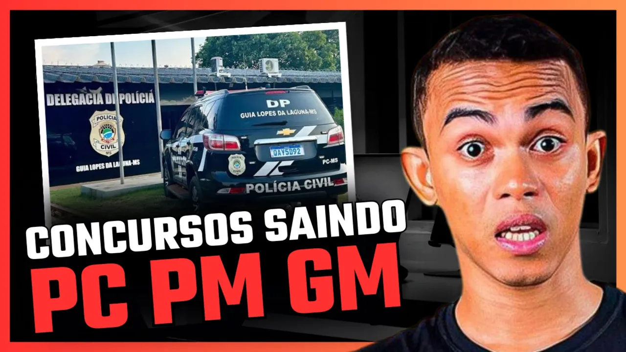 CONCURSO PC MS | GUARDA MUNICIPAL E PMSP!