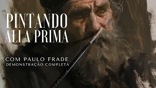 Live #77 - Pintando retrato ao vivo com Paulo Frade  - DEMONSTRAÇÃO COMPLETA