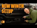 New Winch Setup with Factor 55 Flatlink on RAM 2500 Power Wagon