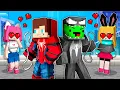 Download Lagu GIRLS FALL in LOVE with JJ SPIDER MAN and Mikey VENOM in Minecraft - Maizen