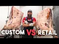 Custom vs Retail Front Quarters of Cow A Comparison by The Bearded Butchers