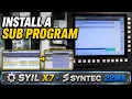 How to Install a Subprogram on a Syntec 22MA Control