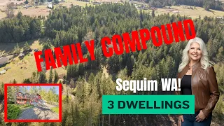 Rare Family Compound in Sequim WA Legacy Property on 3 85 Acres