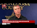 Tuscaloosa County authorities speak on officer-involved shooting