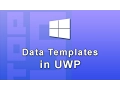 Xaml Data Template Binding in UWP Windows 10 App Development