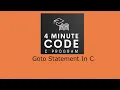 Goto Statement In C C program to write multiplication table of 17 using goto