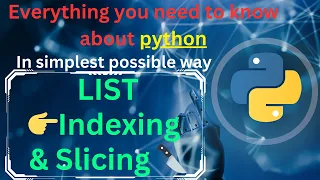 list index in python list slicing in python nested list indexing in python python tutorial