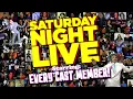 Every SNL Cast Member EVER in One Intro All 50 Years