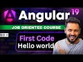 Angular 19 tutorial in Hindi Hello World Make first change
