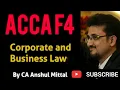 ACCA F4 - Corporate and Business Law