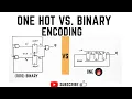 One hot vs binary encoding which one is better for Explained with example