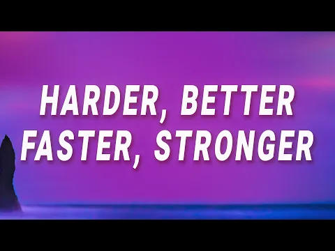 Download MP3 Daft Punk - Harder Better Faster Stronger (Lyrics)