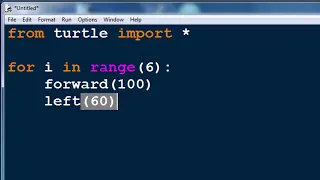 How to Draw a Hexagon in Python by using Turtle Graphics Module