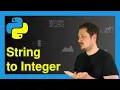 Convert List from Character String to Integer 2 Examples map Function vs List Comprehension