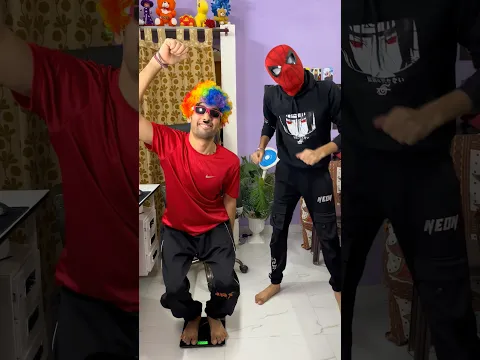WEIGHING MACHINE AUR SPIEDY 😂😱 #shorts #comedy #spidy