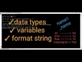 Lesson 2 DevC Coding Data types and Variable in C