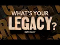 Download Lagu Bethel SMS: What's Your Legacy?