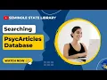 PsycArticles Database