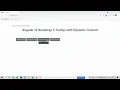 Angular 12 Bootstrap 5 Tooltip with Dynamic Content Working Demo