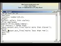 PL12 PL SQL Tutorial IF statements in PL SQL Hands On