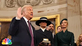 Donald Trump and JD Vance SWORN IN as President and Vice President of the United States